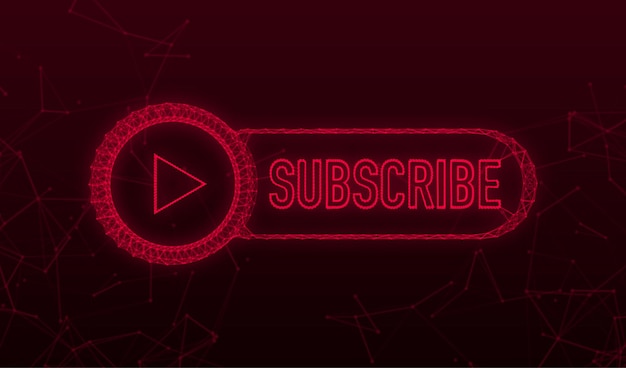 Subscribe with cursor button. Internet Plexus icon. Pointer click icon. Vector stock illustration.