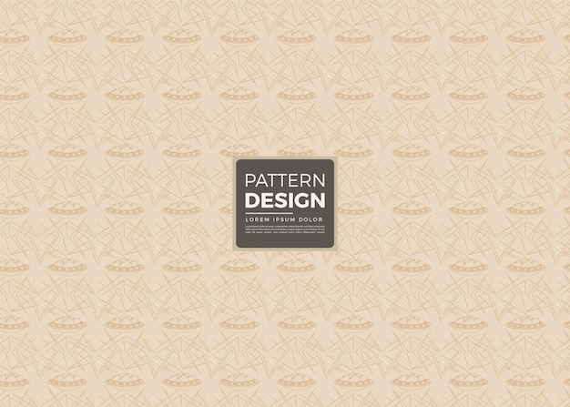 Subtle Geometric Pattern with Repeating Floral Elements and Textural Details