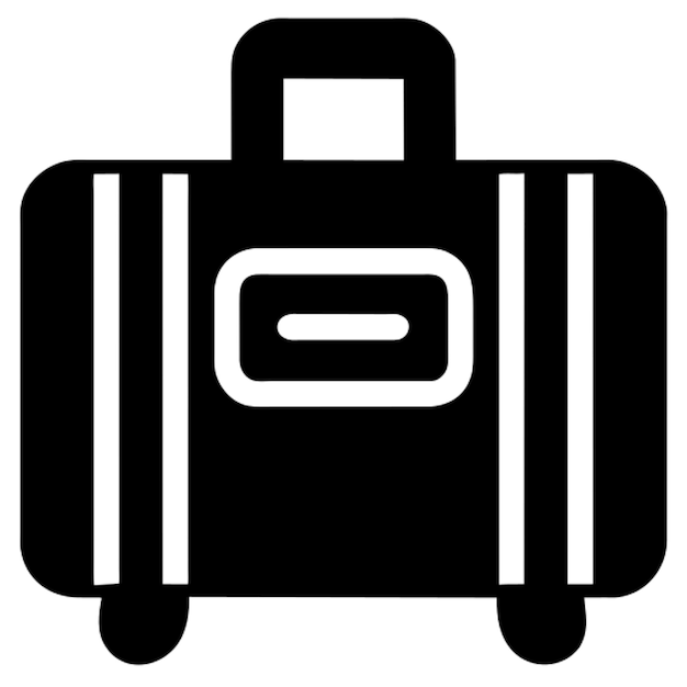 suitcase baggage icon modern style icon