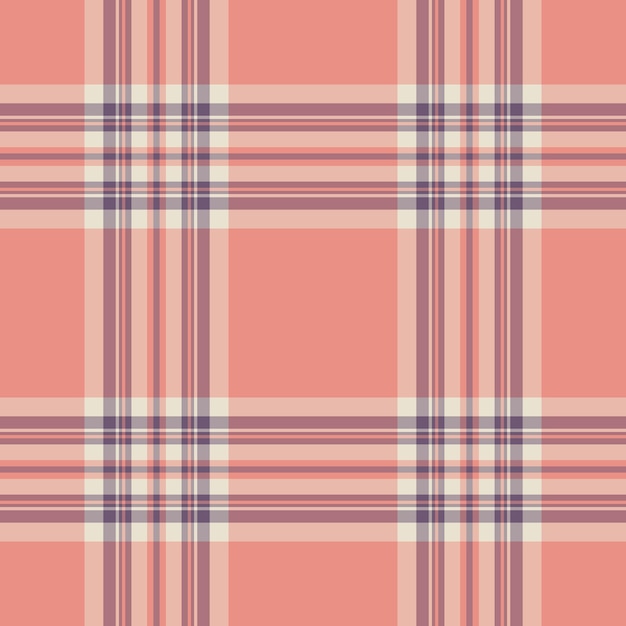 Suite texture check fabric festive textile plaid vector Overlay pattern seamless tartan background in red and light colors