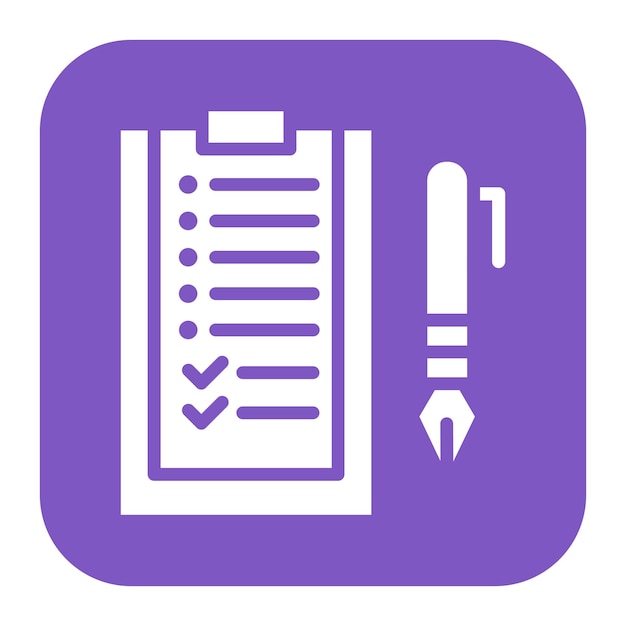 summary list icon vector image can be used for documents and files