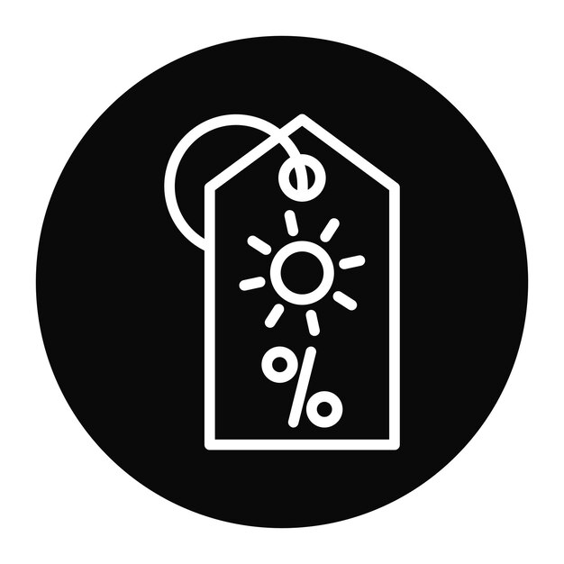 Summer Discount icon vector image Can be used for Game Development