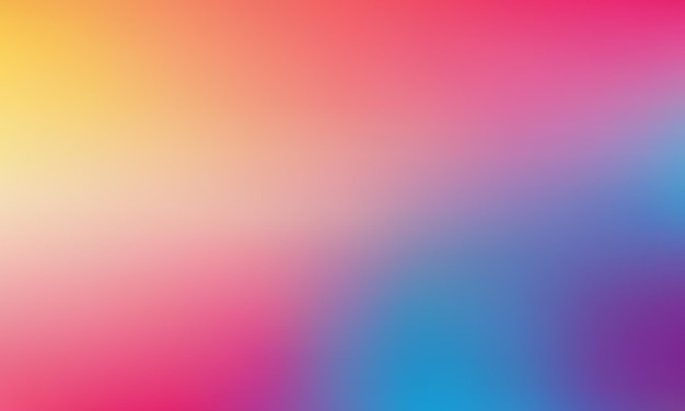Summer Ombre Background with Vibrant Vector Gradient