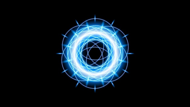 sun eclipse fire dark background vector moon design style space science glow light