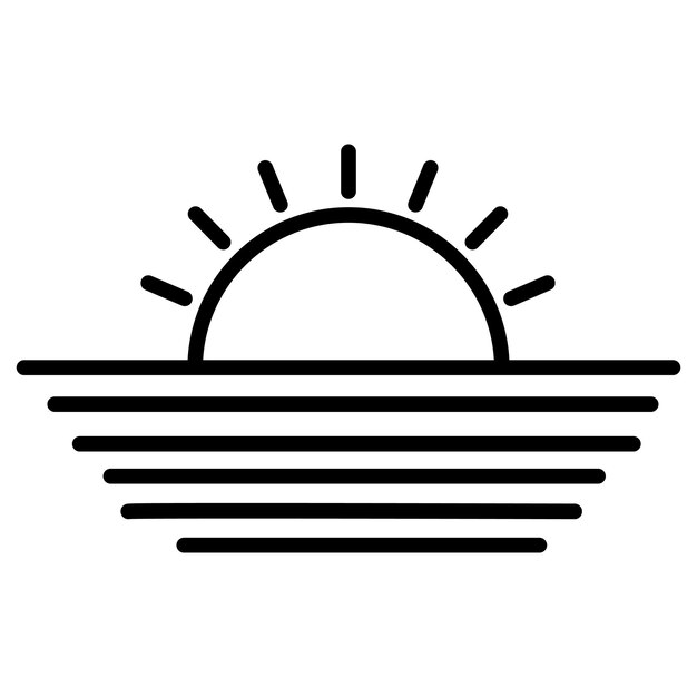 Sunset Icon
