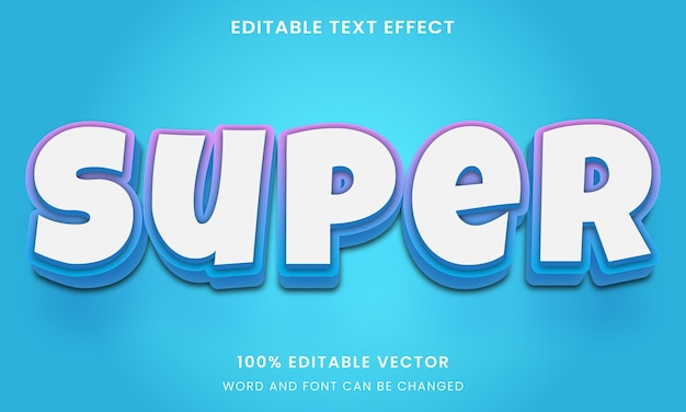 Super hero promotion comic style editable text effect