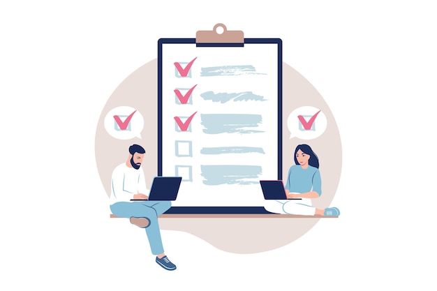 survey concept feedback from customers or opinion form client answers understanding