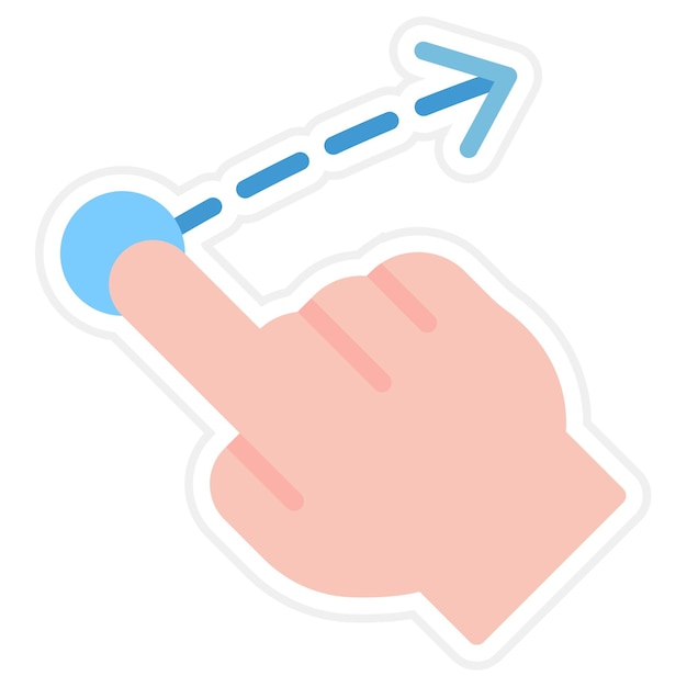 Swipe Line Illustration