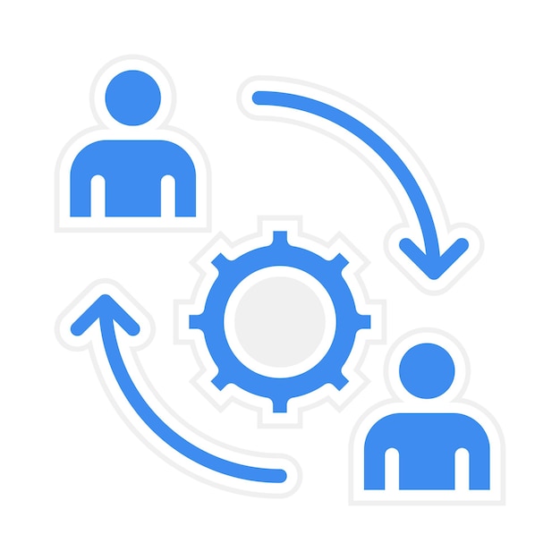 Synergy icon vector image Can be used for Teamwork