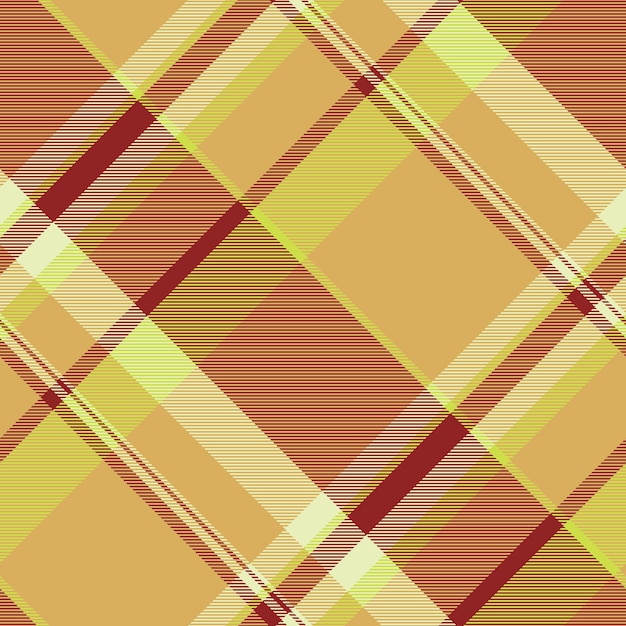 Tablecloth vector fabric pattern bag background textile seamless Soft texture check plaid tartan in amber and red colors