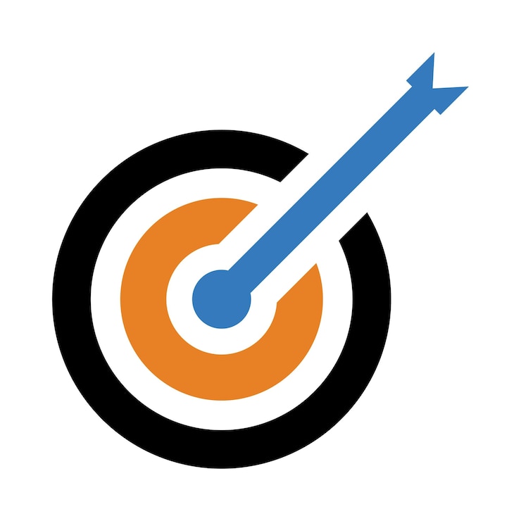 Vektori target business target vector icon
