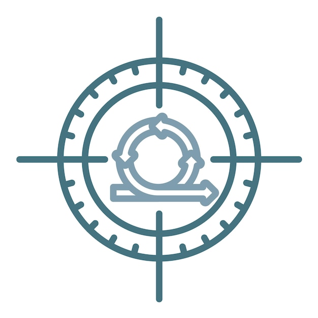 Target Flat Illustration