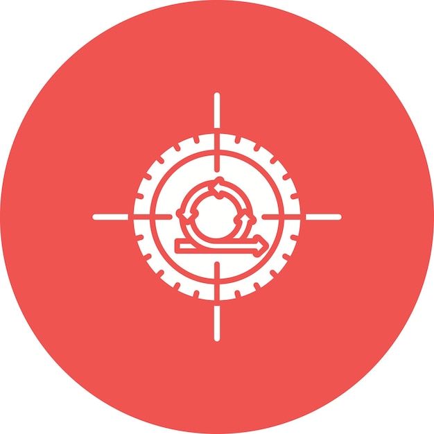 Target icon vector image Can be used for Agile