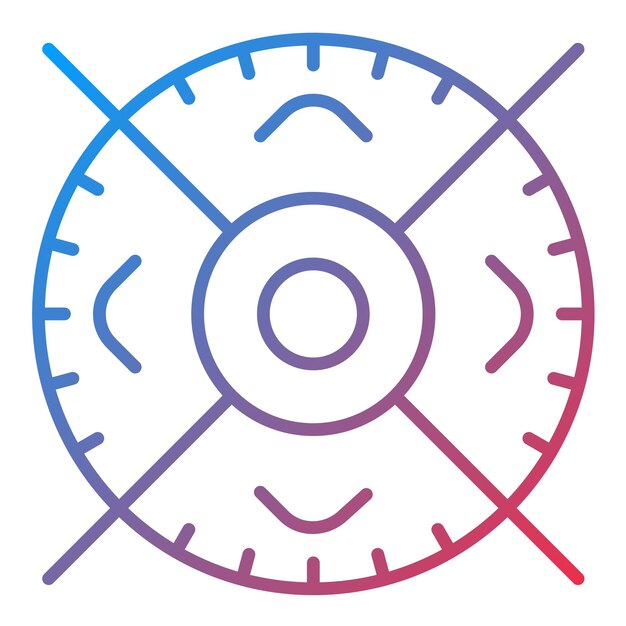 Target icon vector image Can be used for Medieval
