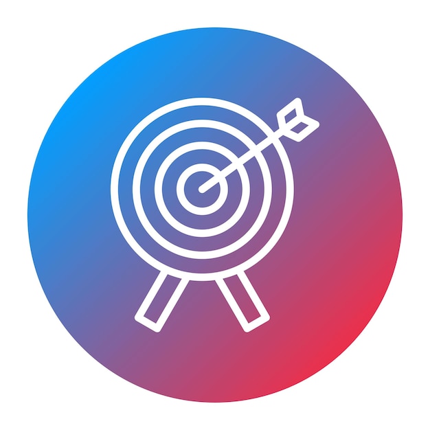 Target icon vector image Can be used for Sport Equipment