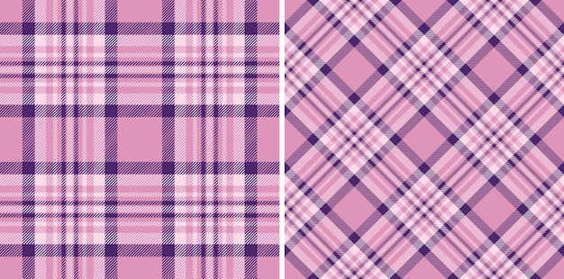 Tartan pattern fabric of vector seamless background with a texture textile plaid check