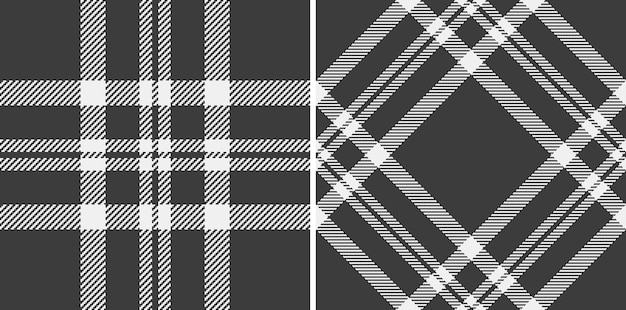 tartan textile pattern of fabric vector texture with a check background plaid seamless