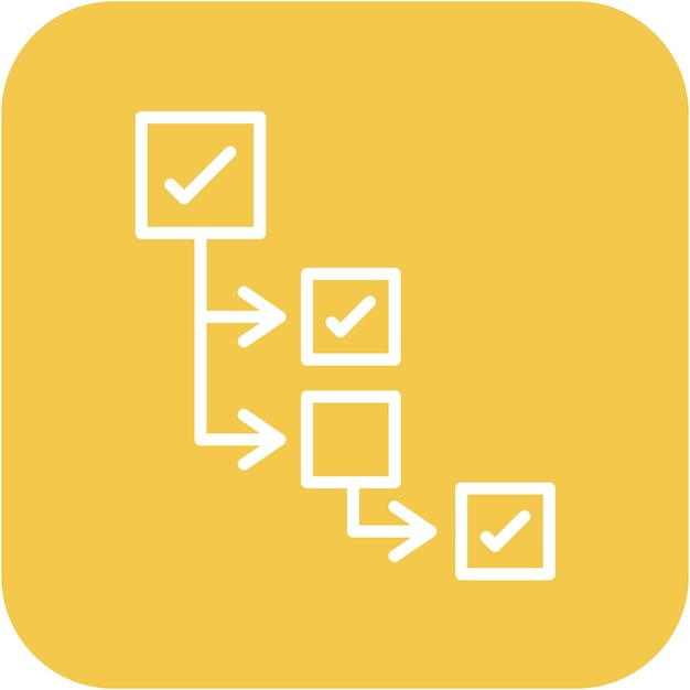 Task Dependency vector icon Can be used for Project Assesment iconset