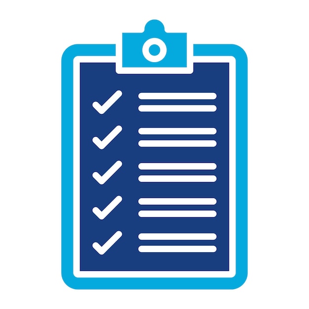 Tasks Duotone Illustration
