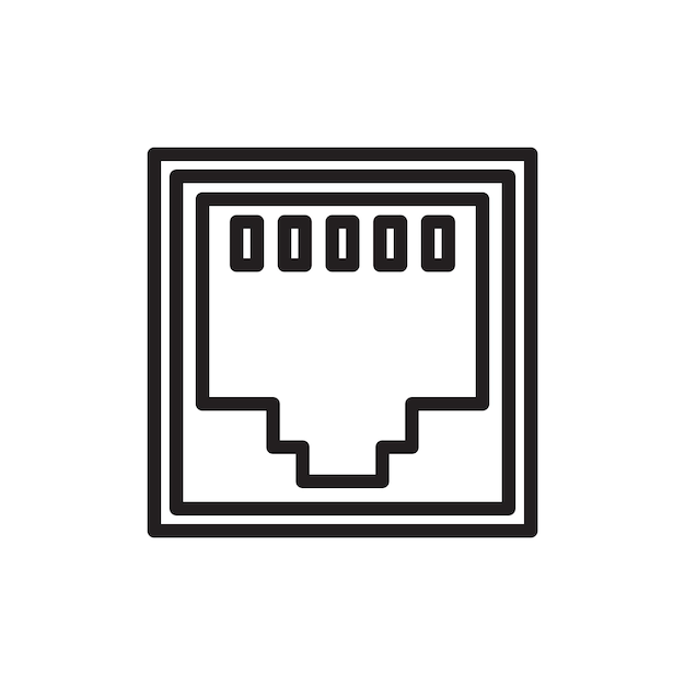 TCP icon Thin line art collection