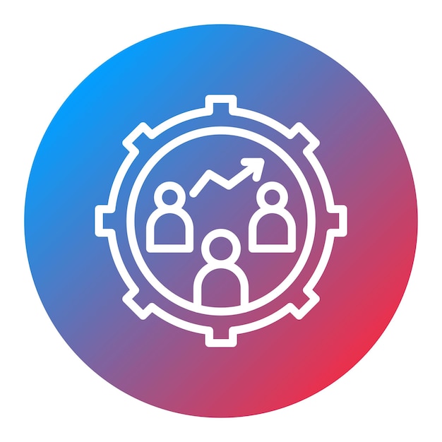 team building icon vector image can be used for leadership