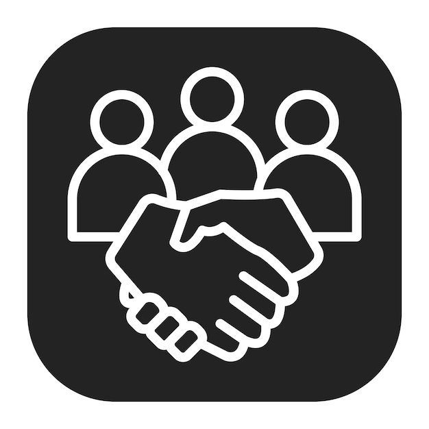 Team Collaboration icon vector image Can be used for Action Plan