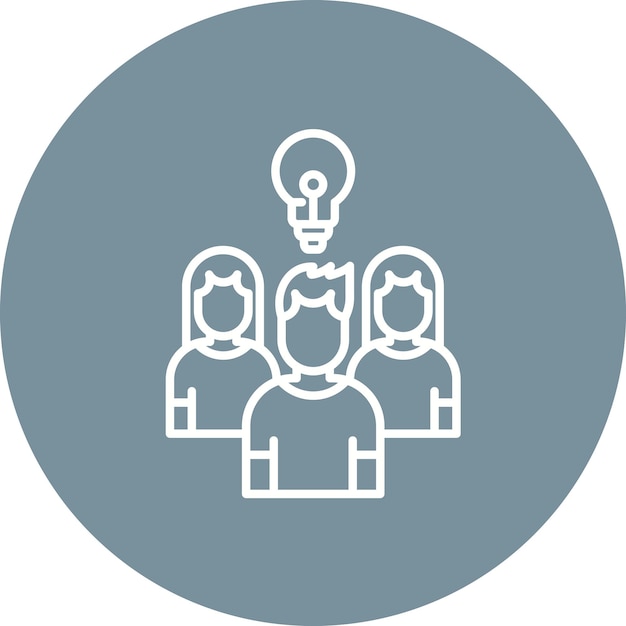 team work icon vector image can be used for agile
