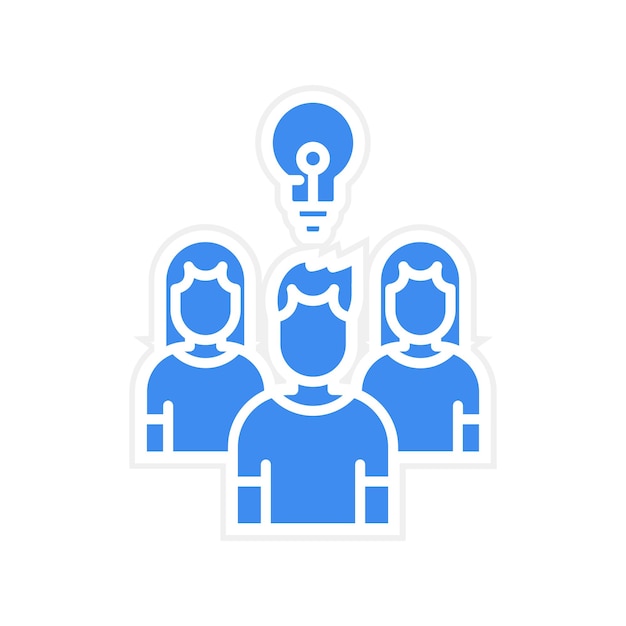 team work icon vector image can be used for agile