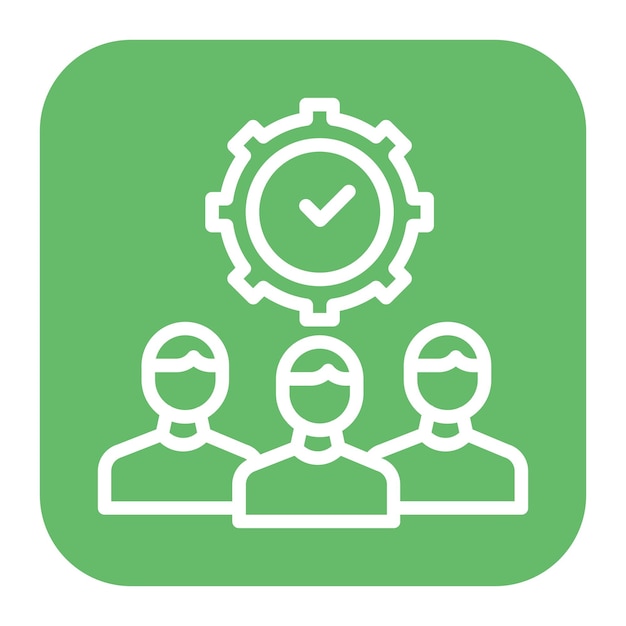 teamwork icon vector image can be used for core values