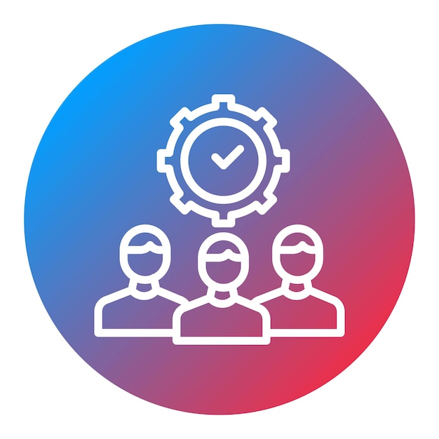 teamwork icon vector image can be used for core values