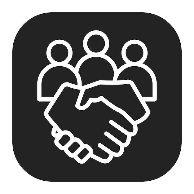 Teamwork icon vector image Can be used for Organization