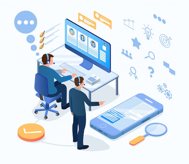 Technical Support, Customer Service Staff Work