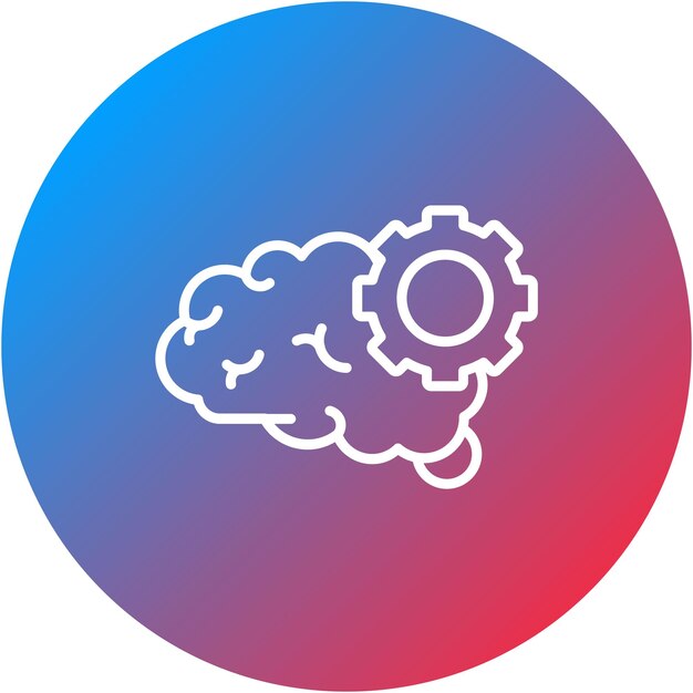 technical thinking icon vector image can be used for design