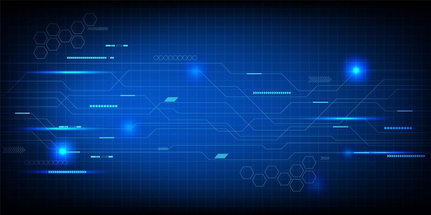 Technology abstract background with connection concept