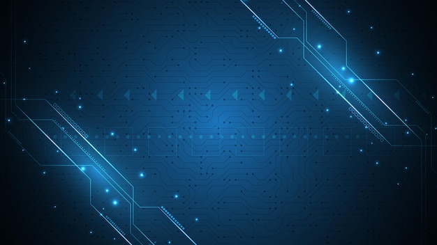 Technology background circuit board Hi-tech communication concept innovation abstract background vector illustration