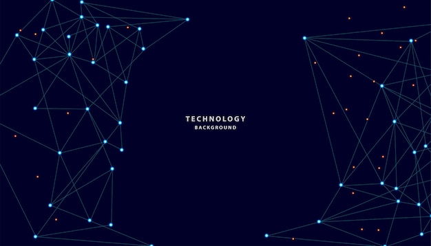 Technology Background poster banner or wallpaper