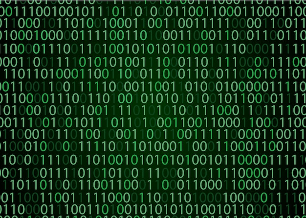 Technology binary background