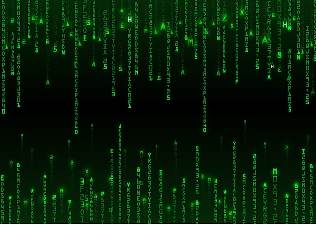 Technology binary background