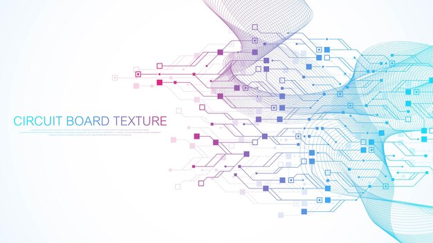 technology circuit board texture background abstract circuit board banner wallpaper digital data ind...