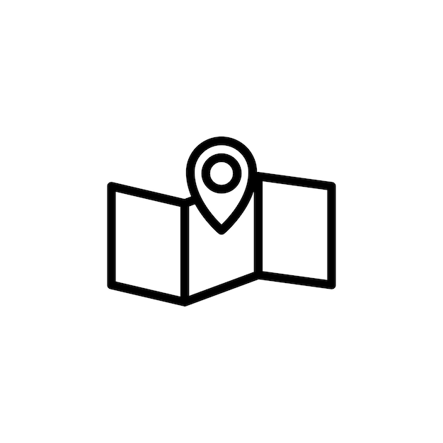 Technology gps sign symbol vector