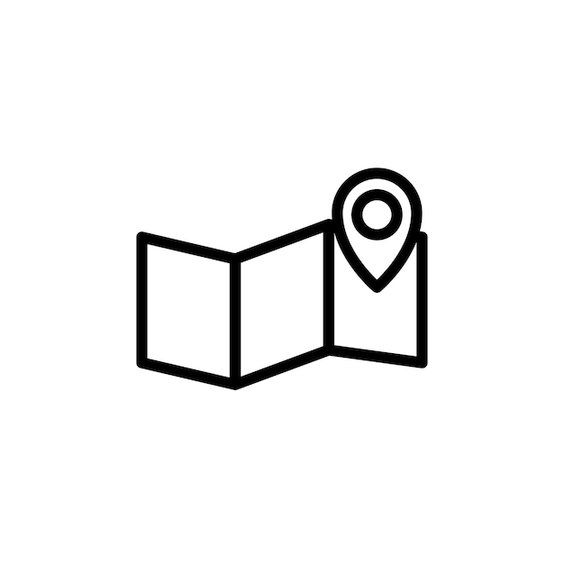 Technology gps sign symbol vector