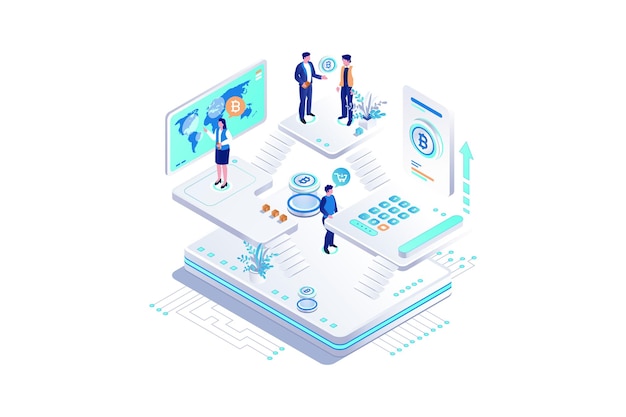 Technology Isometric illustration