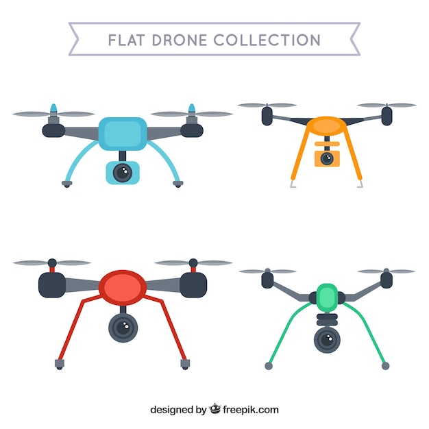 Teknologinen pakkaus moderneja droneja