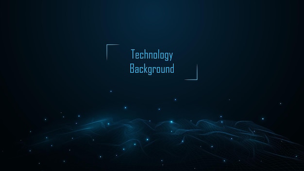 Tekoäly, tekoälyteknologian tausta. Big data -konsepti. Huipputeknologian viestintäkonseptin innovatiivinen abstrakti taustavektori-kuvitus