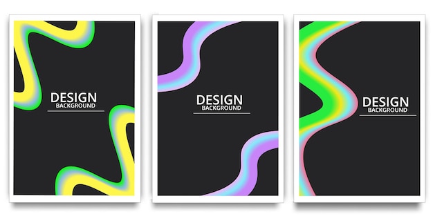 Templates futuristic background with fluid and dynamic shapes Backgrounds with purple blue