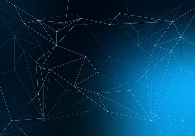 templates on the theme of artificial intelligence background vector illustration