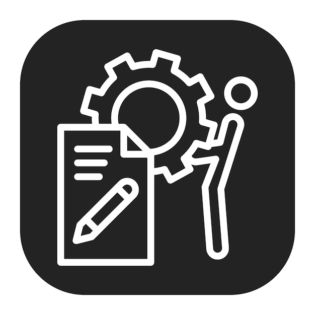 Test Effort icon vector image Can be used for Software Testing