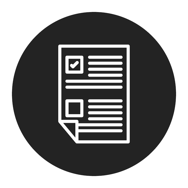 test result icon vector image can be used for software testing