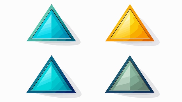 Tetraktys Unit of Four Pythagorean Symbol Stock Vector