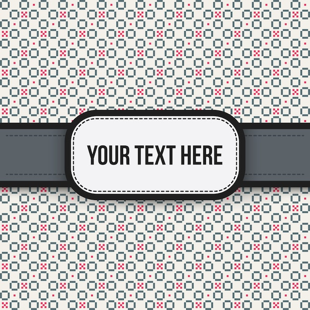 Text background with colorful pattern. Useful for presentations, advertising and scrapbooking.
